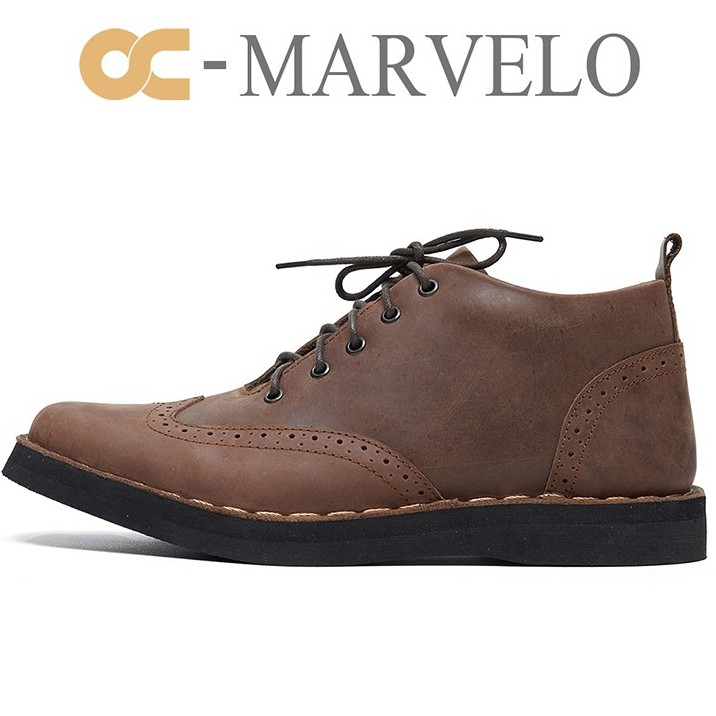 SEPATU KULIT PRIA BOOT OC MARVELO