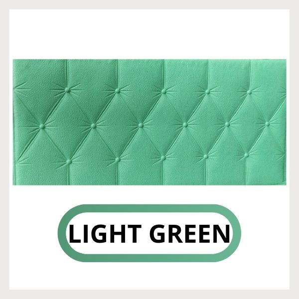 Topprice Wallpaper 3D Foam Dekorasi Dinding Kamar Rumah Murah motif Bunga  wallfoam sticker U96 / U137 / U134 / U135 / U136-U136 HEADBOARD L.GRN