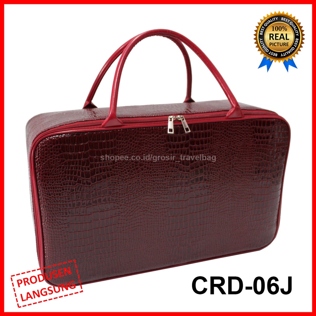 Travel Bag Jumbo Premium - Tas Travel Jumbo (CRDJ 06) - Tas Pakaian - Travel Bag Wanita -Travel Bag Kulit PU waterproof