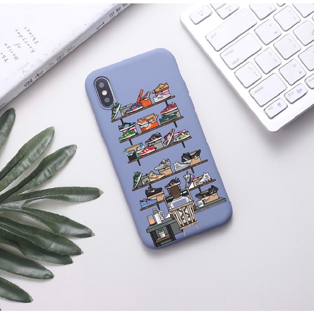 BB06 Casing Warna Sepatu Keren Softcase for Samsung J2 J3 J4 J4+ J5 J6 J6+ J7 Note 10 10+ 20 Ultra Lite S10 S20 S21 S22 FE 5G Prime Pro