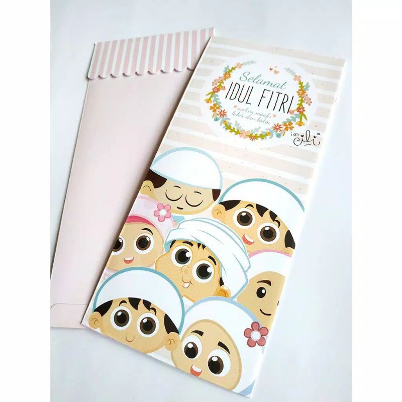 

AMPLOP LEBARAN Karakter Lucu dan unik.