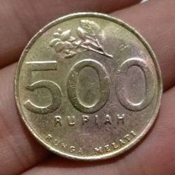 Uang Koin 500 Rupiah Melati Tahun 1997-2003