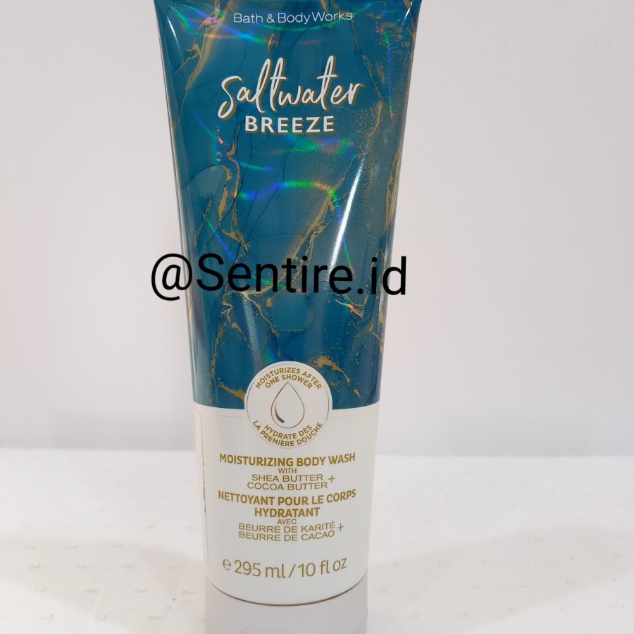 BBW MOISTURIZING BODY WASH SALTWATER BREEZE 295ML