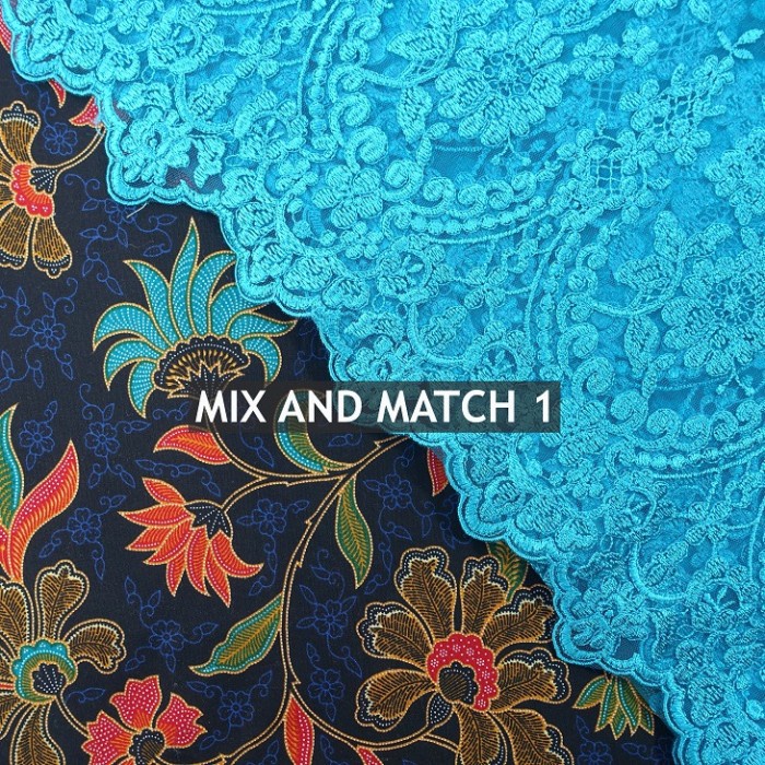 Kebaya Set Kain Batik Kebaya Sarimbit Brukat Batik 001