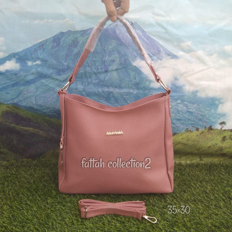 tas wanita hobo motif kulit jeruk
