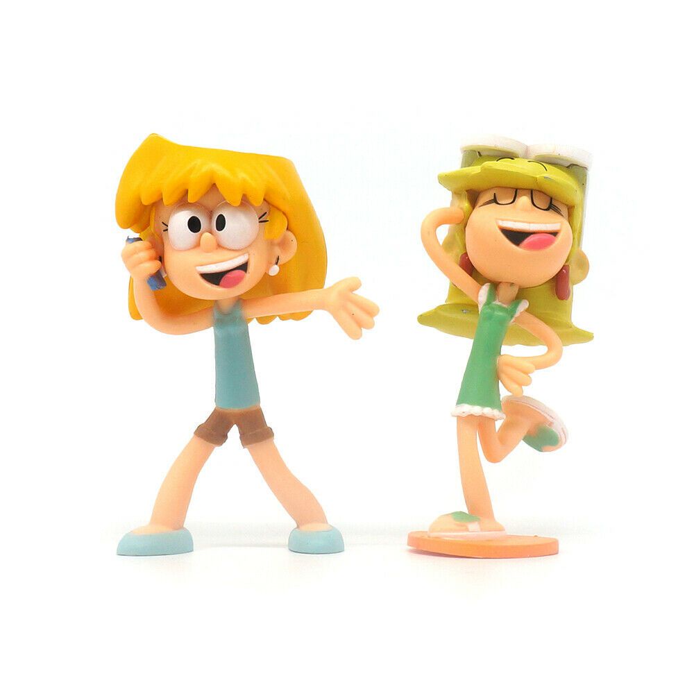 8cm The Loud House Action Figure Cake Topper Toy Lincoln Leni Luna Clyde Lori Lily