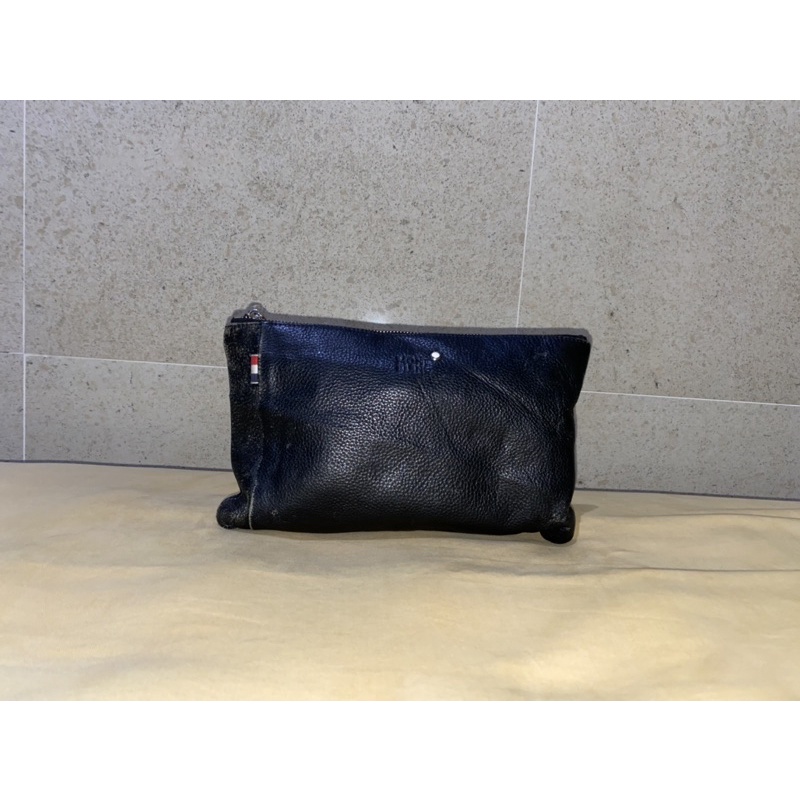 TAS CLUTCH COWO PRIA - BRAND MONT BLANC - HITAM