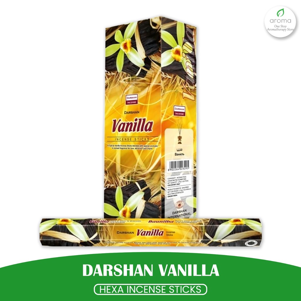 Dupa India (Aromaterapi) Hexa - Darshan Vanilla