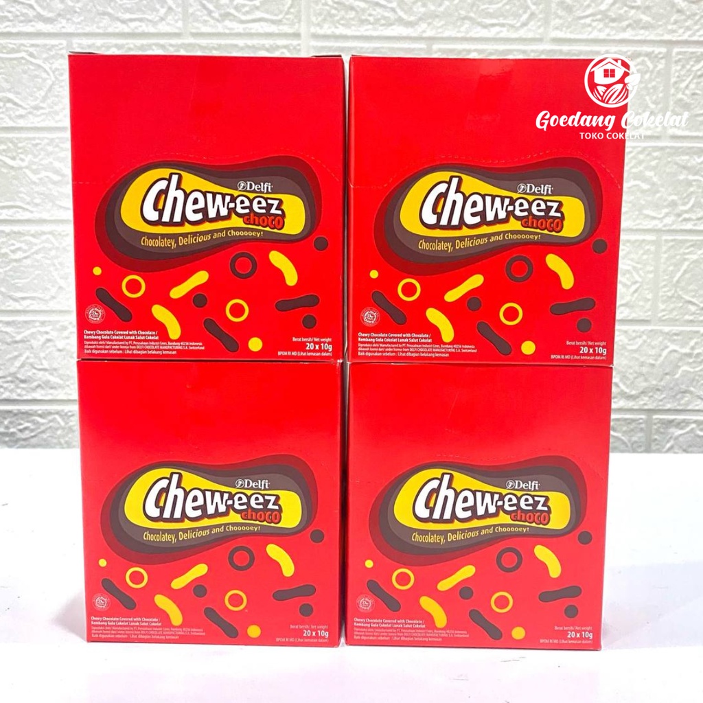 

Coklat Delfi Chew-eez Cheweez Coklat Permen Choco Box (Isi 20 pcs x 12gr)