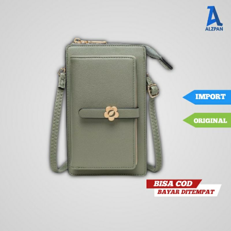 tas dompet hp touchable henpon hape wanita dan uang phone bag tas selempang slempang import terbaru