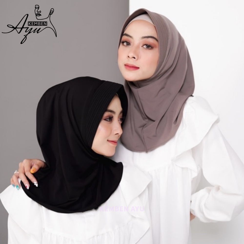 Jilbab Hijab Sport Langsungan Jersey Premium Kerudung Olahraga Instan Krudung Jaman Sekarang Bergo Futsal Cewek Polos Sporty Volly Lari Voli Senam Murah Jersy Menutup Nutup Dada Kaos Warna Cream Putih Pink Muda Import Kurung Pet Tebal Seport Olah Raga Pad-2