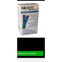 ➼ Paket lengkap strip Nesco gula darah / kolesterol / strip asam urat ✬