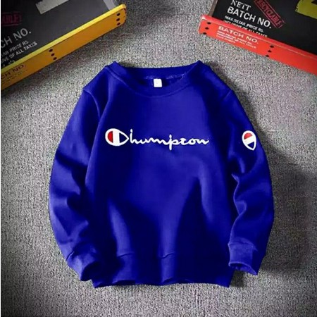 SWEATER CREWNECK C4MPION SCRIP LOGO PRIA &amp; WANITA (COD)