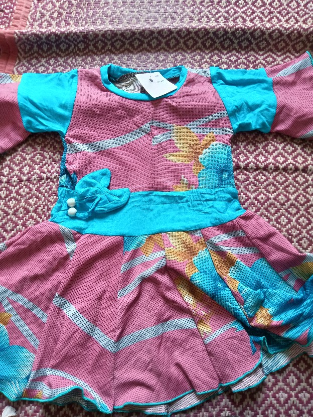 Baju Aurell Uk Bayi - 6 Tahun / Dress Anak Lengan Atasan Perempuan Dres Bunga Cutbray Blouse Batik