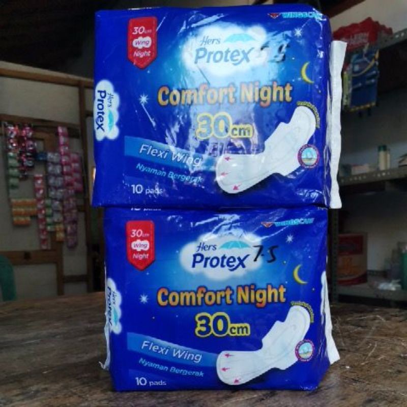 Jual Protex Pembalut Comfort Night Flexy Wing 30cm Shopee Indonesia