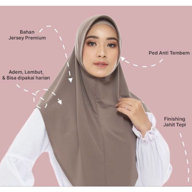 HIJAB/JILBAB/KERUDUNG BERGO PINGUIN