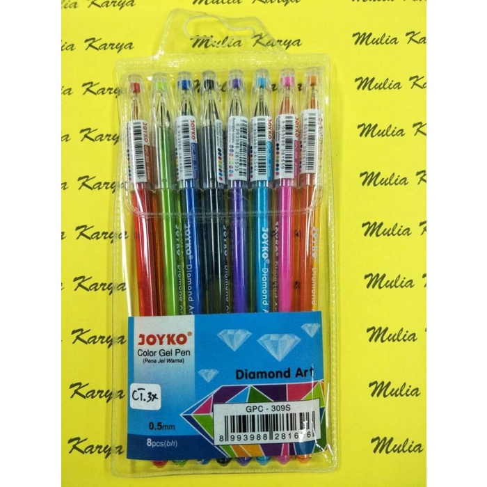 

Jual Pen Gel 8 Warna Diamond Art Gpc309S Murah