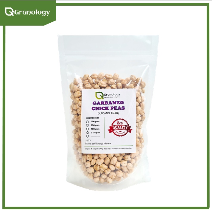 

(RAW) Kacang Arab Mentah / Garbanzo / Raw Chick Peas (500 gram) by Granology