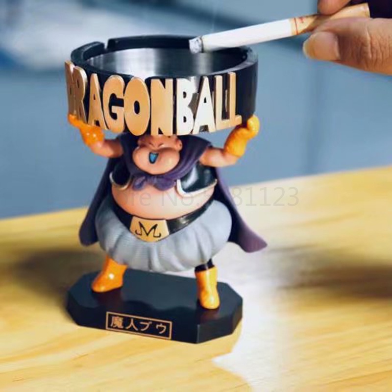 Mainan Action Figure Anime Dragon Ball Fat Devil Buu Asbak Bahan PVC Ukuran 13cm Untuk Hadiah Anak Laki-Laki