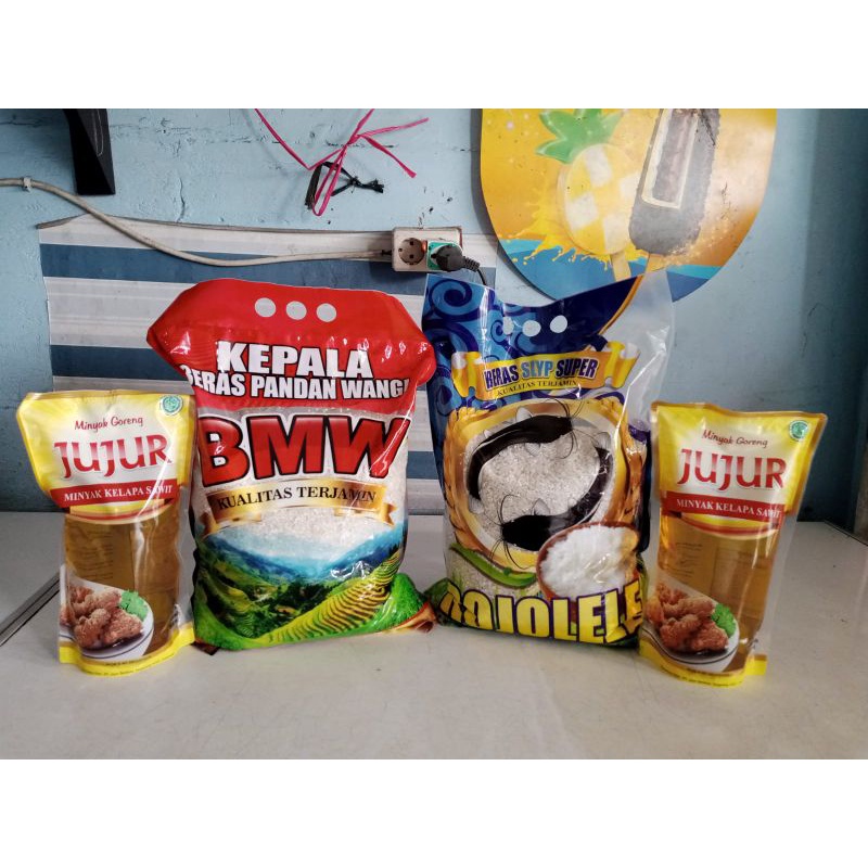 

Paket beras & minyak