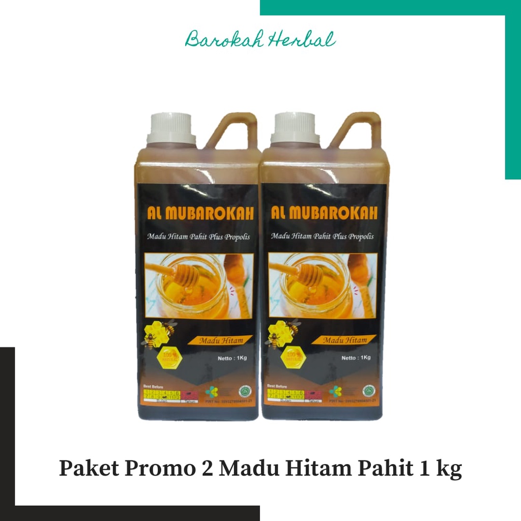 

Paket PROMO 2 Madu Hitam Pahit Al Mubarokah 1 kg