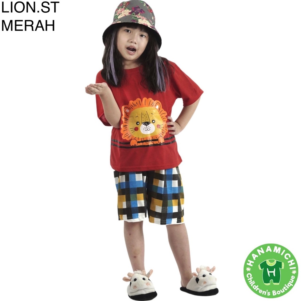 Hanamichi LION.ST Setelan Anak Lengan Pendek