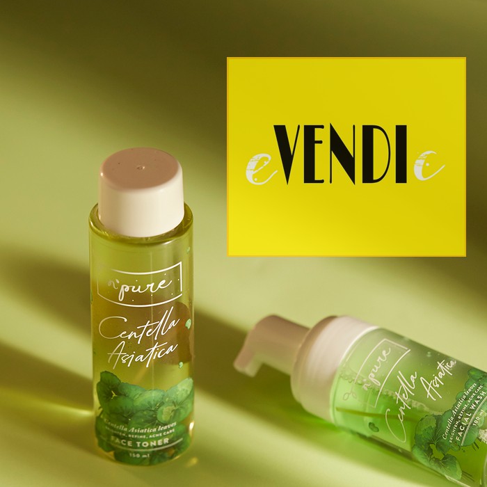 PAKET NPURE FACE TONER + WASH CENTELLA ASIATICA (Cica Series) NPURE ORIGINAL