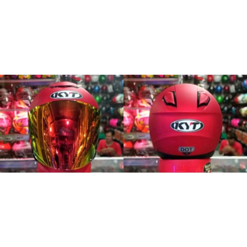 HELM KYT KYOTO MERK DYR PAKET GANTENG