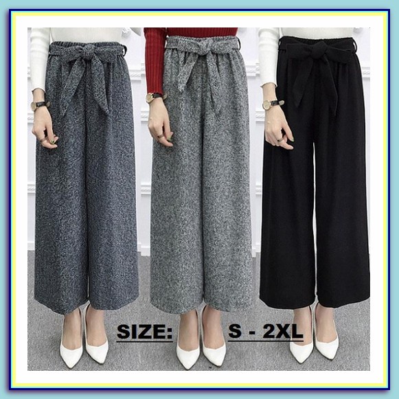 Gisel Pant / Ootd Style Remaja Kekinian / Celana Kulot / Celana Wanita Terbaru 2021 Kekinian Viral /