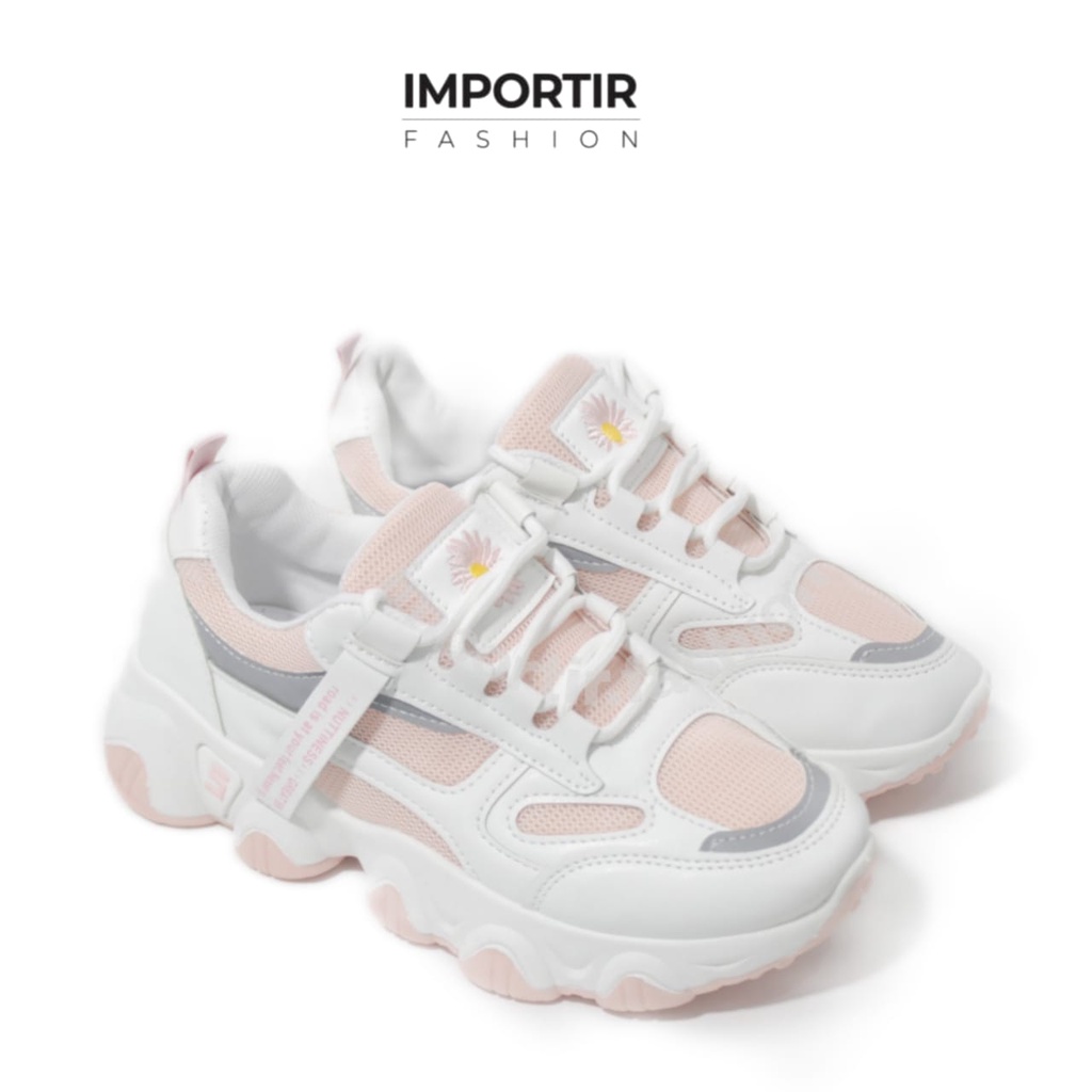 Importir.Fashion Sepatu Sneakers Wanita Premium Quality Korea Import Sport Shoes Casual Original - 0051