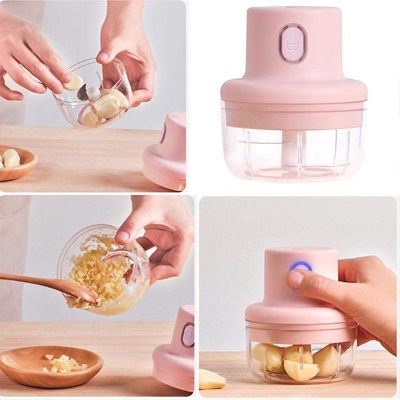 Alat Pemotong Blender / Pencincang Bawang Putih / Sayuran / Daging / Kacang / Ukuran Mini 250ML