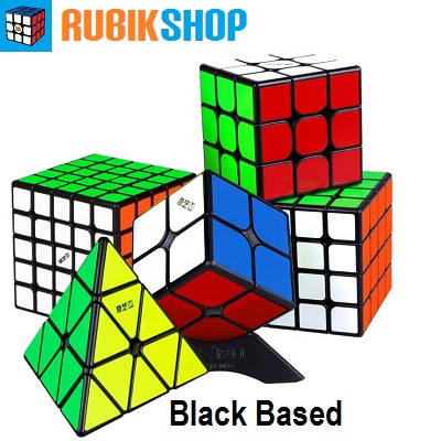 PAKET RUBIK QIYI MS MAGNETIC 2X2 3X3 4X4 5X5 PYRAMINX