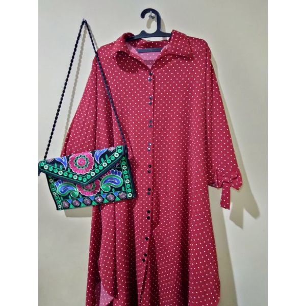 Preloved Dress / Kaftan Simplicity / Outer Batik Yudhistira