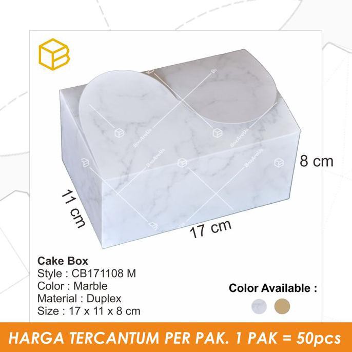 

Produk Unggulan] Cb171108 | Cake Box. Packaging. Snack Box. Kotak Kue. - Marble