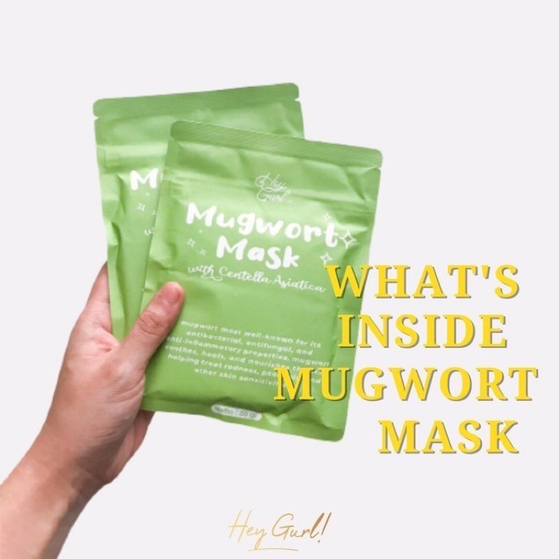 Mugwort Mask by HeyGurl | Masker Organik untuk Jerawat Acne