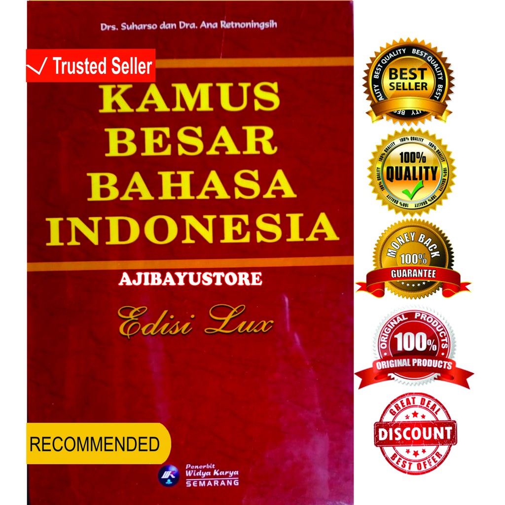 Jual Kamus Besar Bahasa Indonesia Edisi Lux Kamus Bahasa Indonesia Kbbi