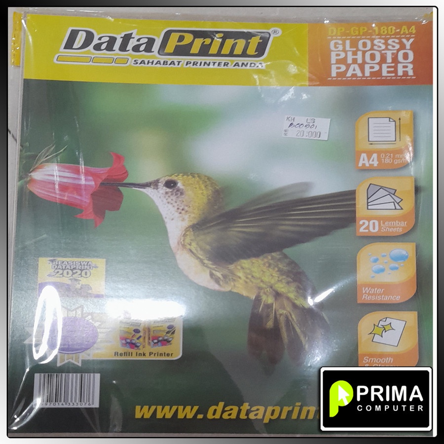 

Data Print Glossy Kertas Photo180gr A4