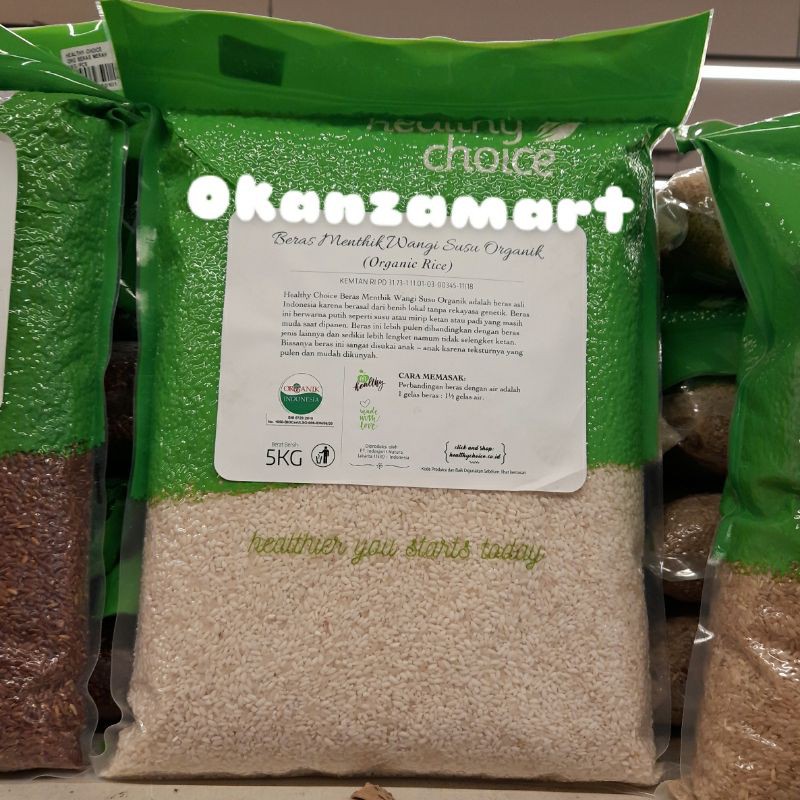 

Healthy Choice Beras Menthik Susu Organik 5Kg