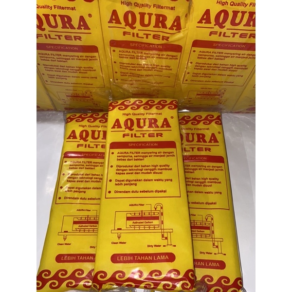 AQURA FILTER KAPAS BUSA FILTER AQUARIUM AQUASCAPE