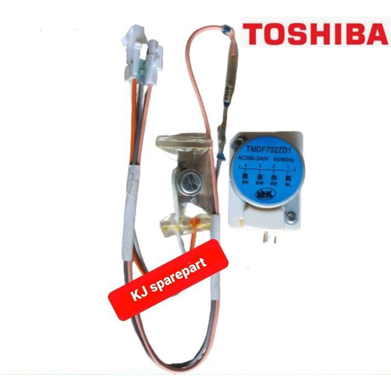 Timer + Defrost kulkas Toshiba 2 pintu 1set