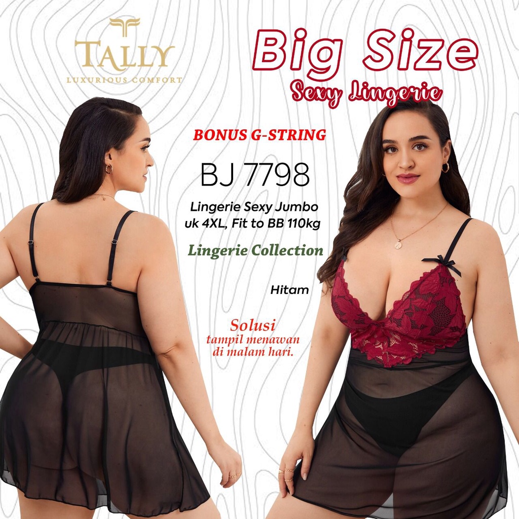 LINGERIE TALLY 7798 SIZE JUMBO