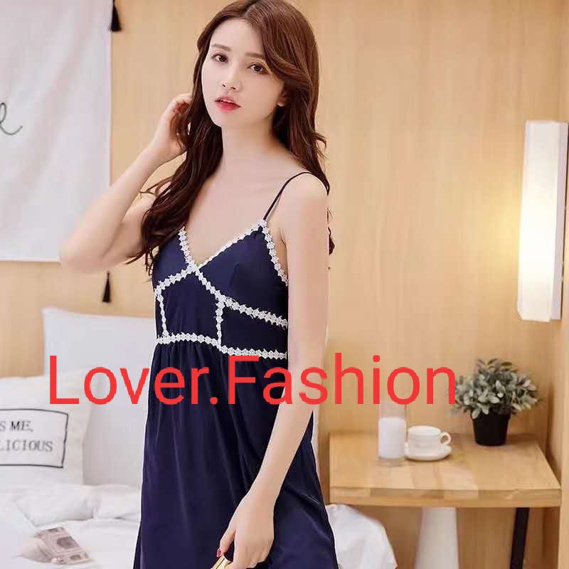 Lover.Fashion,Daster Lingerie Renda Kotak