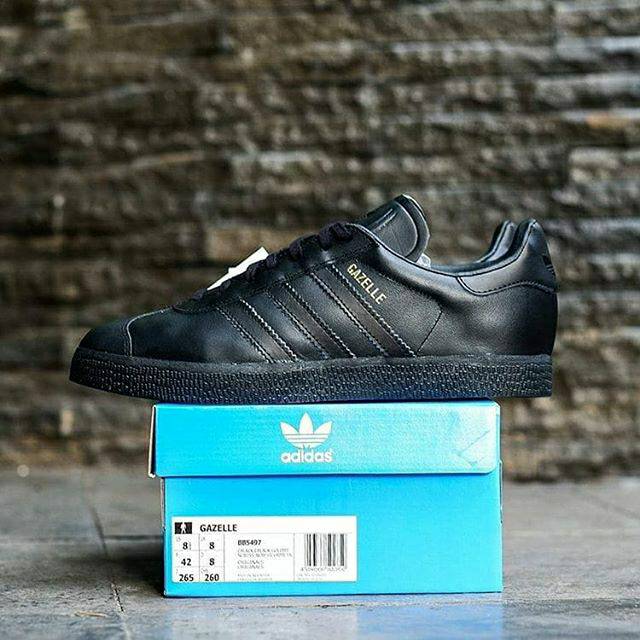 Adidas Gazelle FullBlack Leather