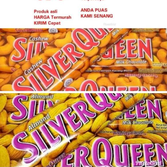 

(PROMO ILE95) SILVERQUEEN CASHEW / ALMOND 58G yg besar ✺