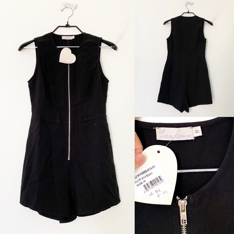 Love bonito Front zip playsuit