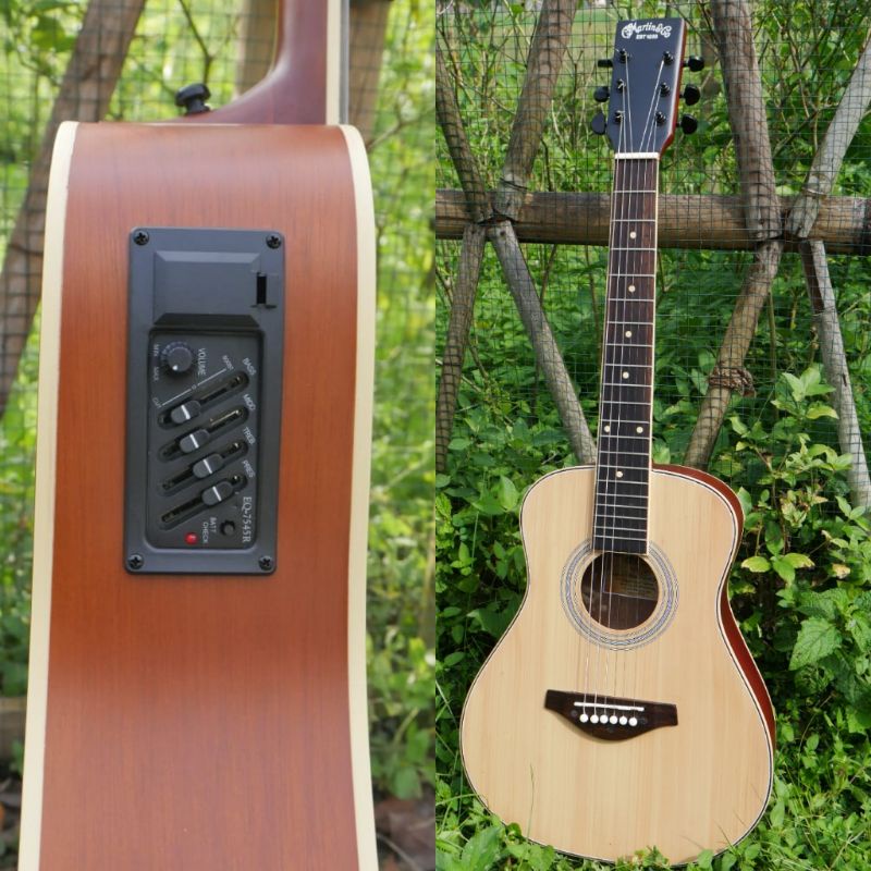 GITAR 3/4 MARTIN &amp; CO. CUSTOM GRATIS PACKING KAYU