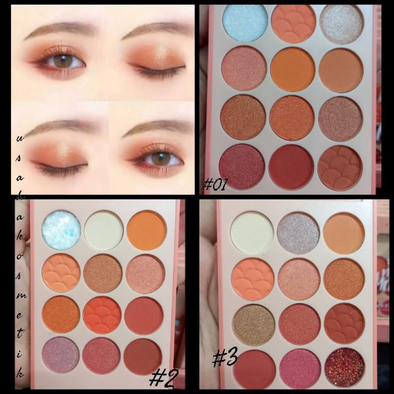 BEST SELLER EYESHADOW ANYLADY  MERMAID 12 WARNA | SUPER BESAR LOOKING GOOD 34 WARNA NO.807 | 744B