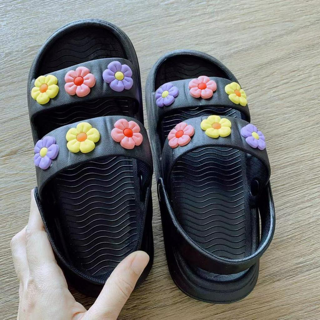 babyfit [36-41] full flower sandal karet pvc anak remaja dewasa anak perempuan import ml-0517