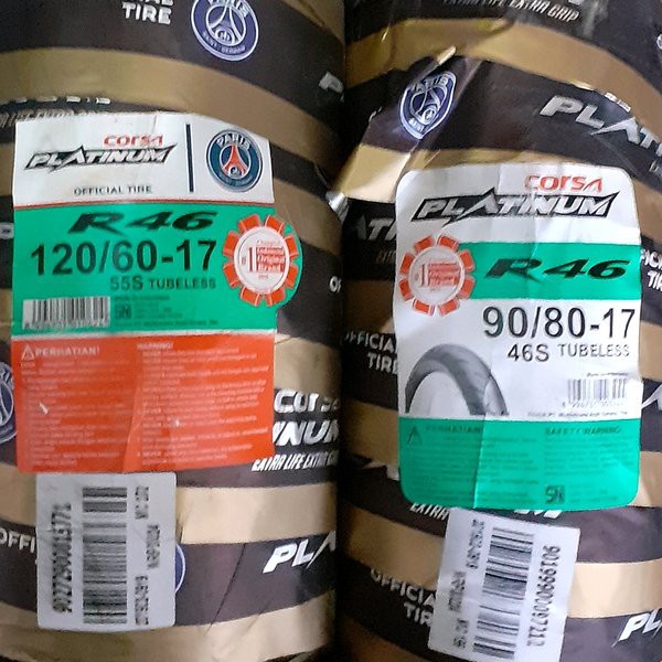 Langsung Order Ban paketan Corsa R46 90 80  & 120 60 17 soft Compound Murah
