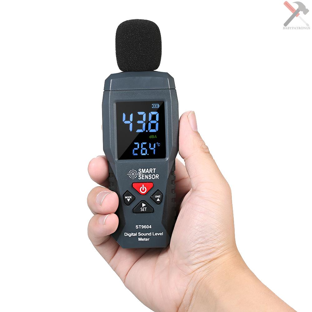 Smart Sensor Alat Pengukur Level Suara Digital Mini Dengan Layar Lcd 30-130dba St9604